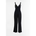 Iron silver jumpsuit with shoulder girdle